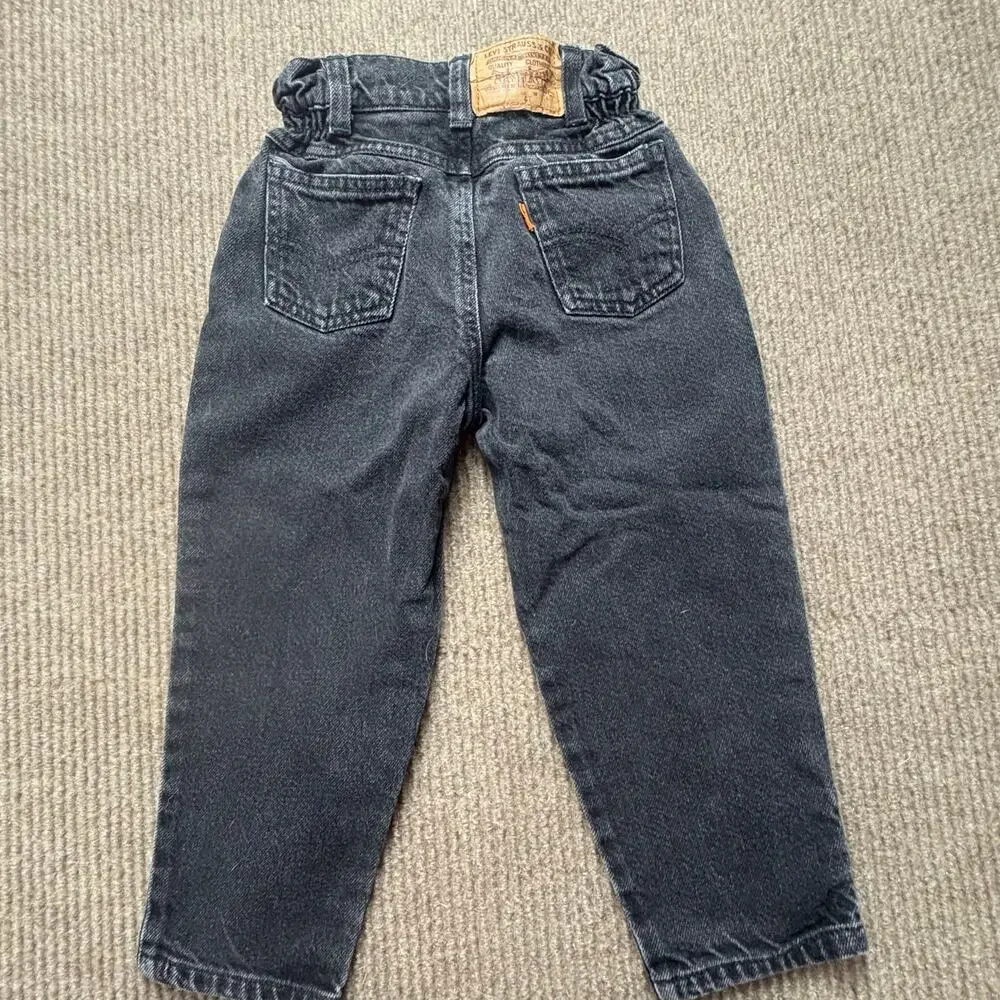 Vintage 90’s Levi’s Toddler 4T tapered waist Orange Tab Little Levi’s
